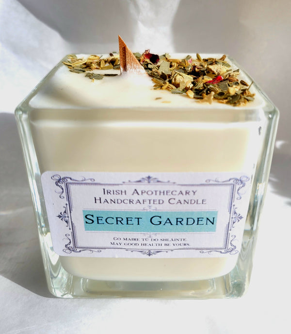 Irish Apothecary Handcrafted Candle - Secret Garden