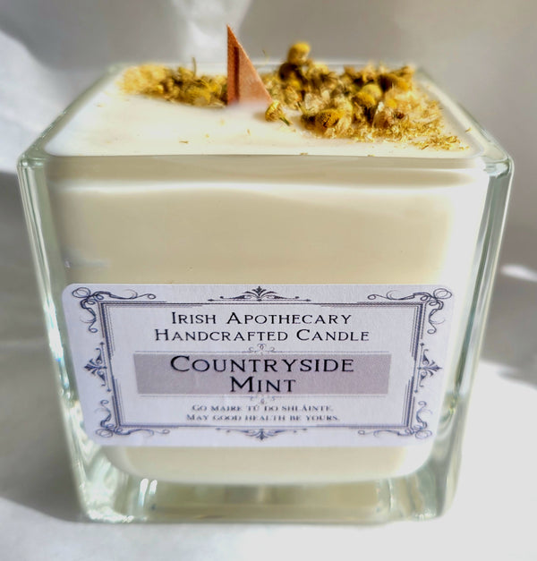 Irish Apothecary Handcrafted Candle - Countryside Mint