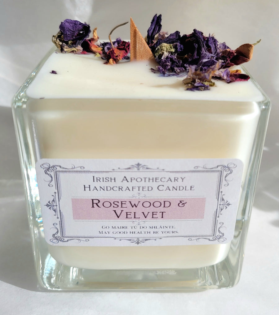 Irish Apothecary Handcrafted Candle - Rosewood & Velvet