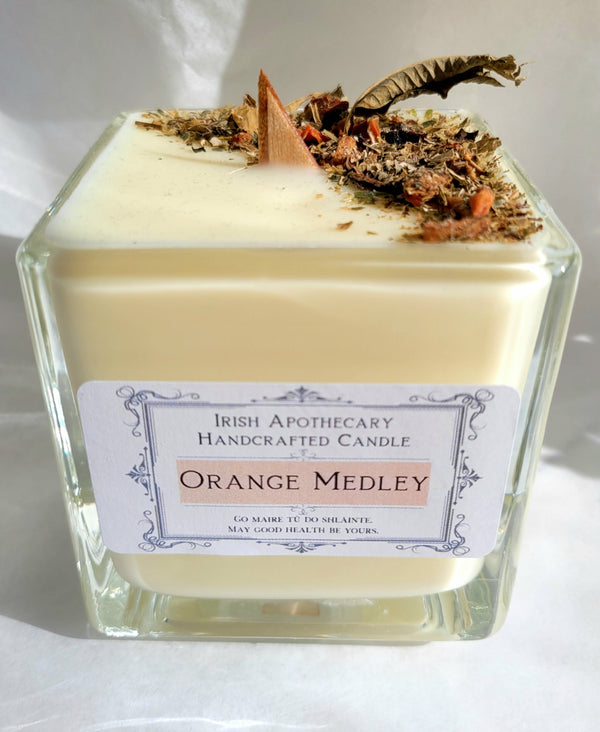 Irish Apothecary Handcrafted Candle - Orange Medley