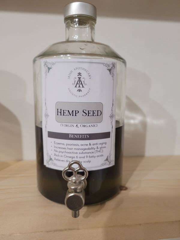 Hemp Seed (Virgin) Oil, Certified Organic