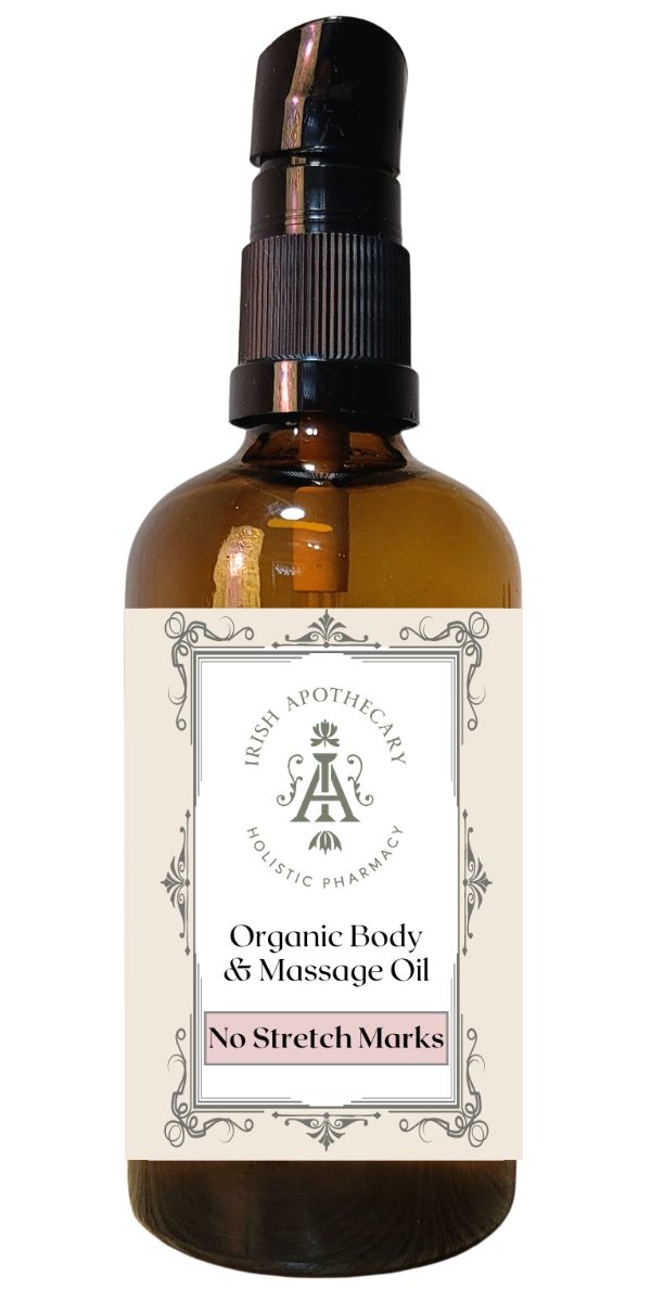 No Stretch Marks, Body & Massage Oil, Certified Organic