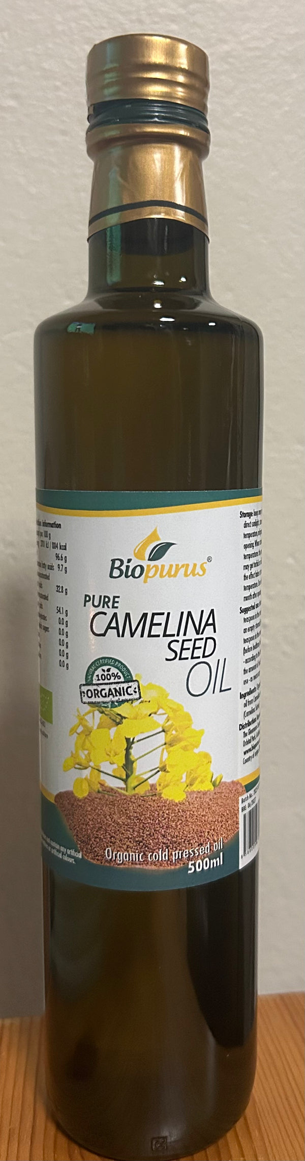 Camelina Sativa Oil, Supplement, 100% Certified Organic