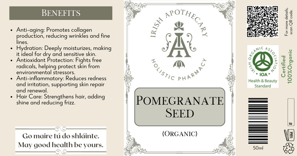 Pomegranate Seed Oil, Certified Organic