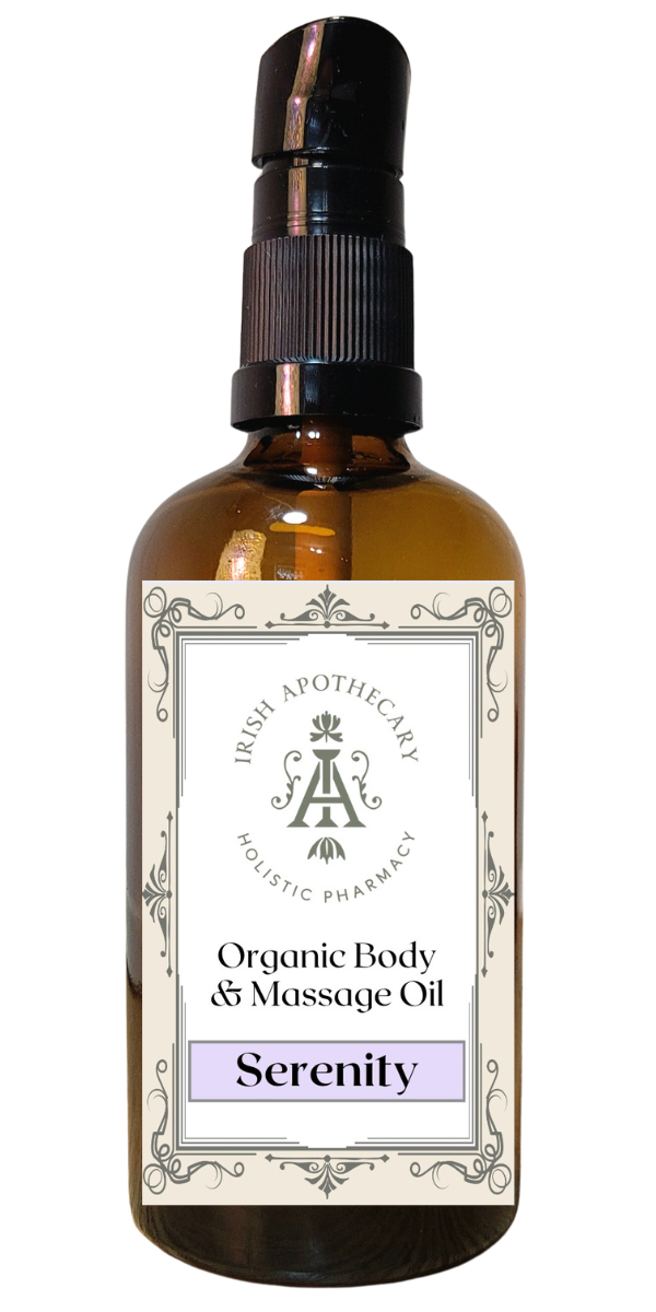 Serenity, Body & Massage Oil, Certified Organic