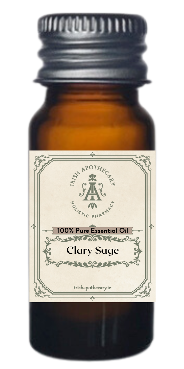 Clary Sage, 100% Essential Oil, Certified Organic