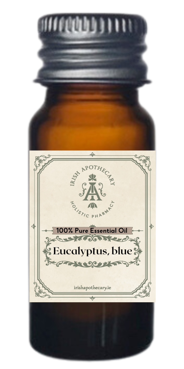 Eucalyptus blue, 100% Pure Essential Oil, Certified Organic