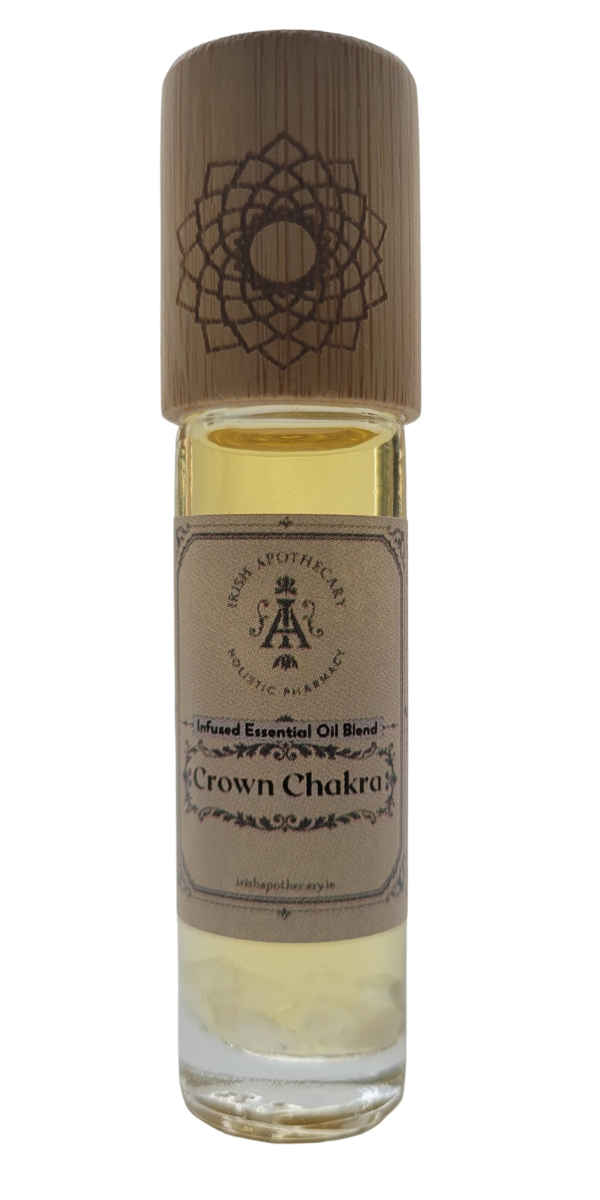 The Seven Chakra Blend Collection, Essential Oil & Crystal Blend, Certified Organic