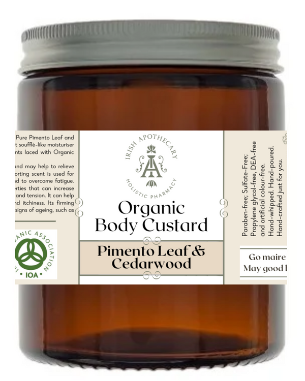 Pimento Leaf & Cedarwood Body Custard, Certified Organic