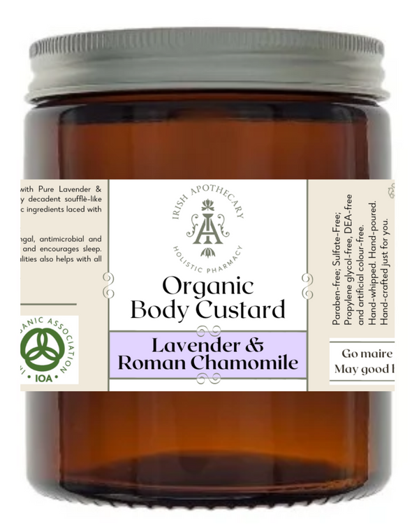 Lavender & Roman Chamomile Body Custard, Certified Organic