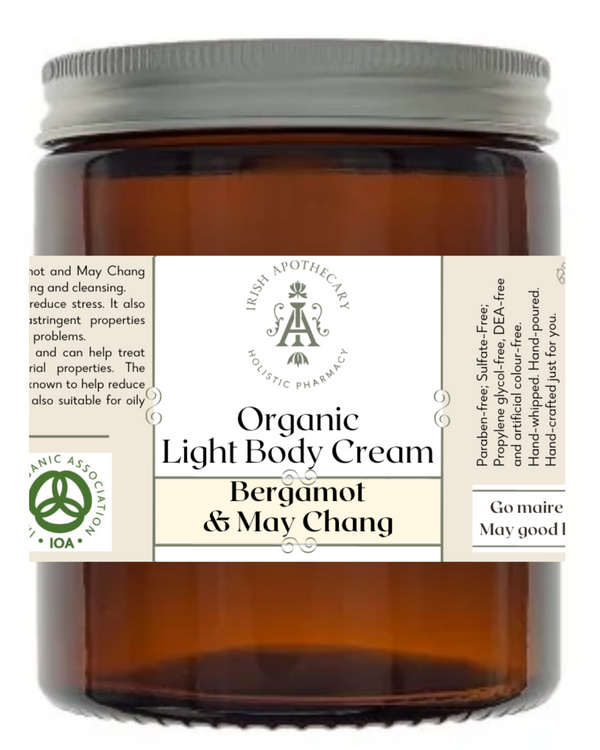 Bergamot & May Chang, Organic Light Body Cream